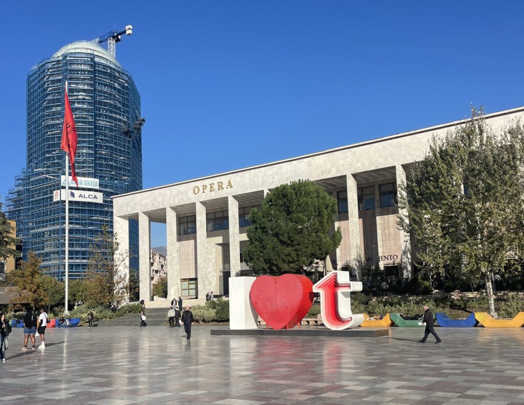 how to move abroad. tirana