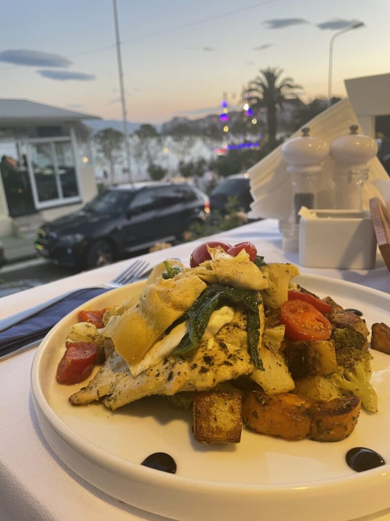 Where to Eat in Saranda - Marini's dinner