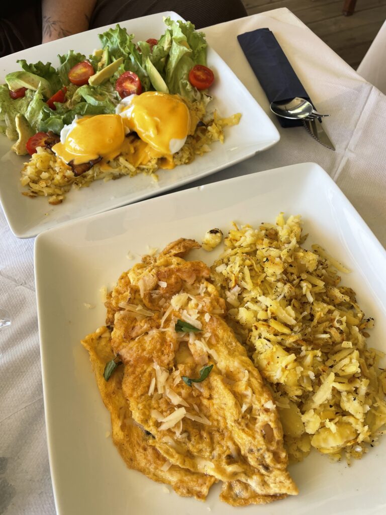 Where to Eat in Saranda - Marini's breakfast