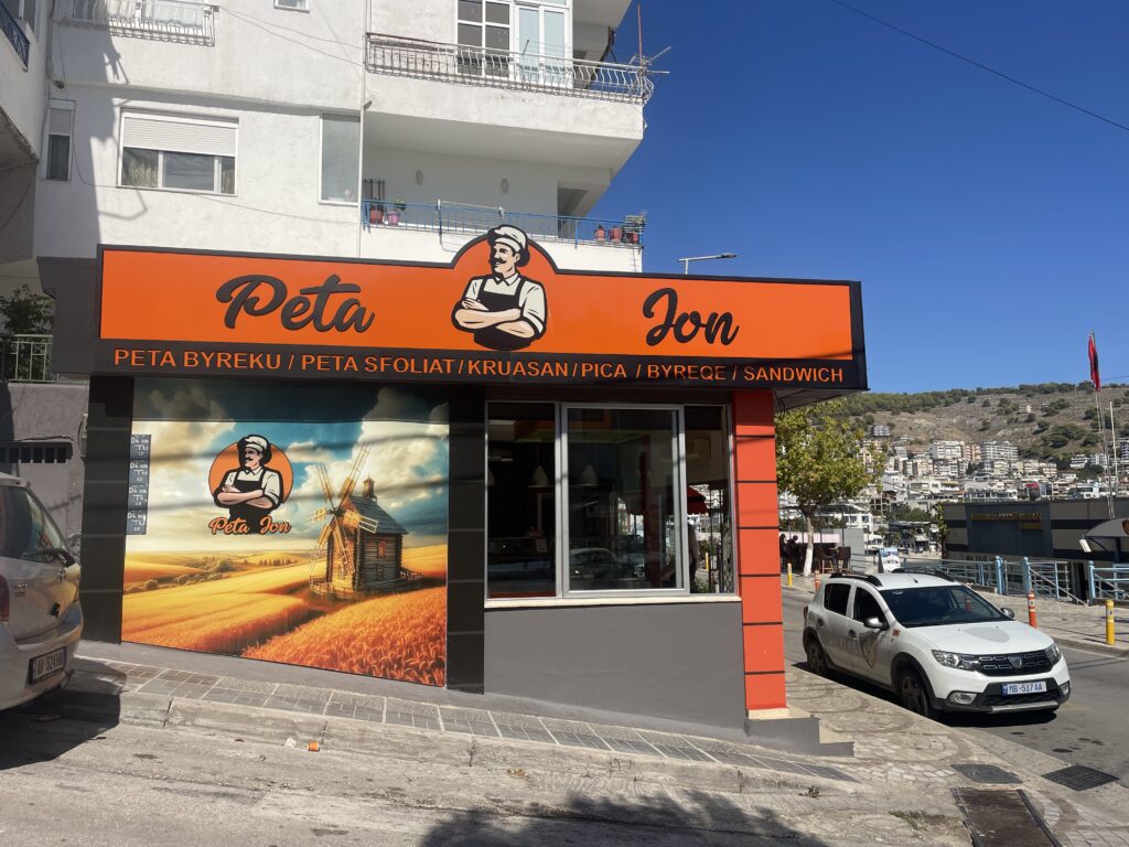 Where to Eat in Saranda - Peta Jon storefront