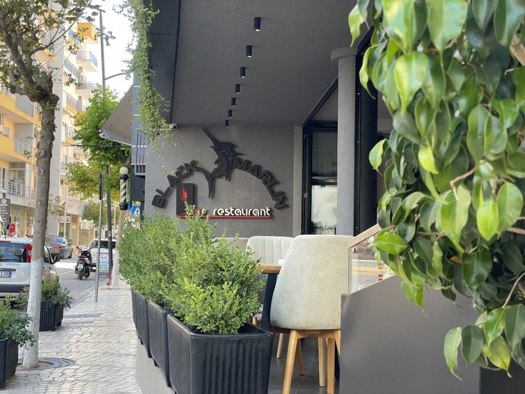 Where to Eat in Saranda - Black Marlin storefront