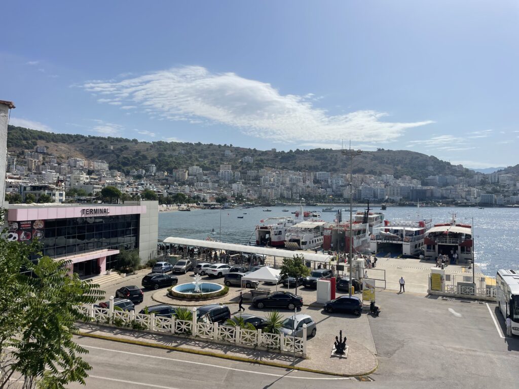 Ferry Port in Saranda